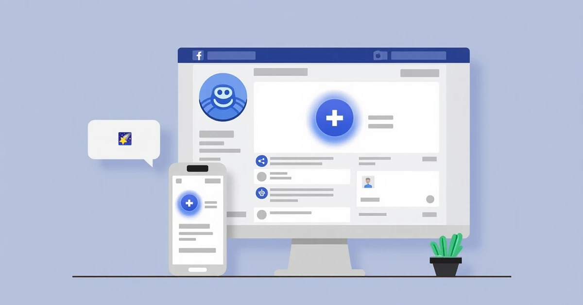 hình ảnh mô tả thêm quản trị viên Fanpage Facebook trên điện thoại và máy tính