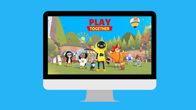 Giao diện Play Together VNG trên máy tính bằng giả lập
