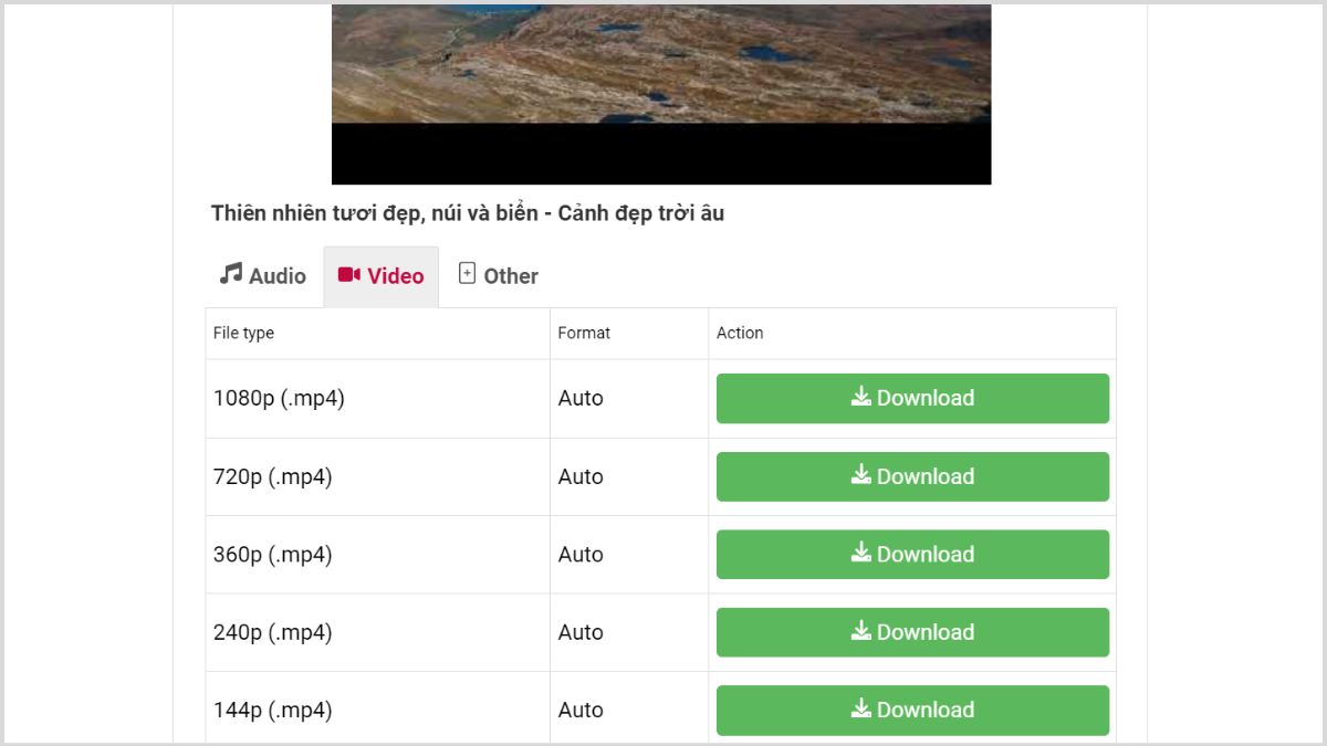 tải video youtube full hd