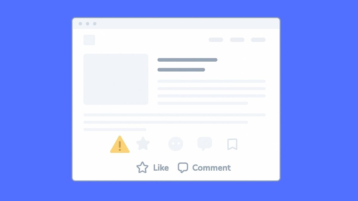 Facebook bỏ nút Like và Comment trên website – minh họa plugin bị loại bỏ