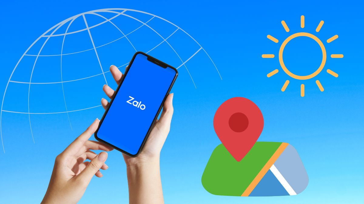 Ảnh minh họa giao diện Zalo khi xem vị trí, hiển thị tùy chọn Chỉ đường và Chia sẻ hành trình trực tiếp.