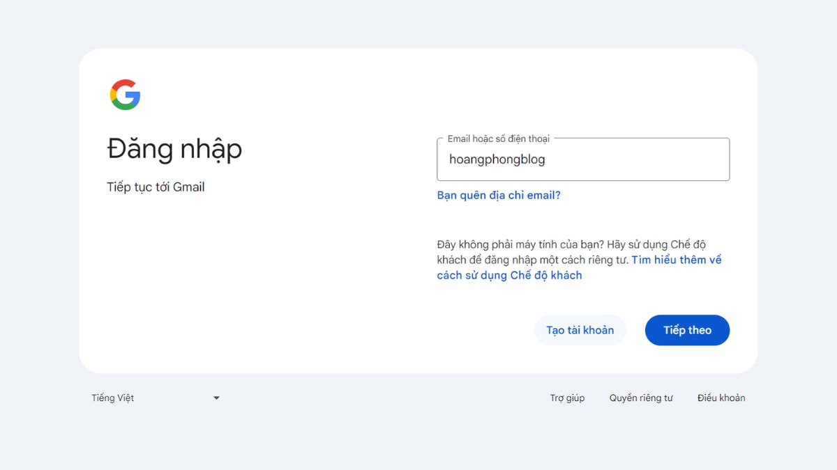 Cách tạo tài khoản Gmail mới nhất 2026 (Chỉ mất 2 phút)